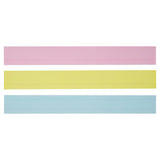 Pack of 30 Wipe-off Reusable 3"x24" Coloured Sentence Strips by Clever Kidz