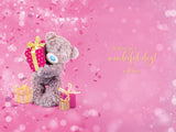 Bear Holding Gift 3D 30th Birthday Keepsake Card