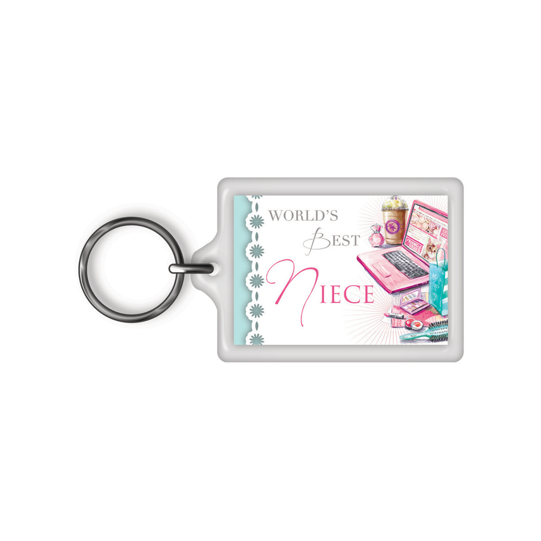 World's Best Niece Celebrity Style Keyring