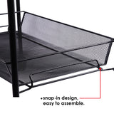 3 Tier Metal Storage Utility Tray Cart Trolley