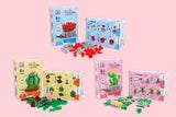 Single Potted Plant Lego Block Kit - Construction Toys Party Favours Stocking Fillers 