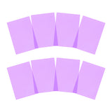 Pack of 8 A5 Plain Purple Dyslexia Overlay Reading Sheets – PET Material, Rounded Corners