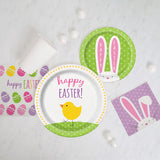 Pack of 8 Cute Easter Round 7" Dessert Plates