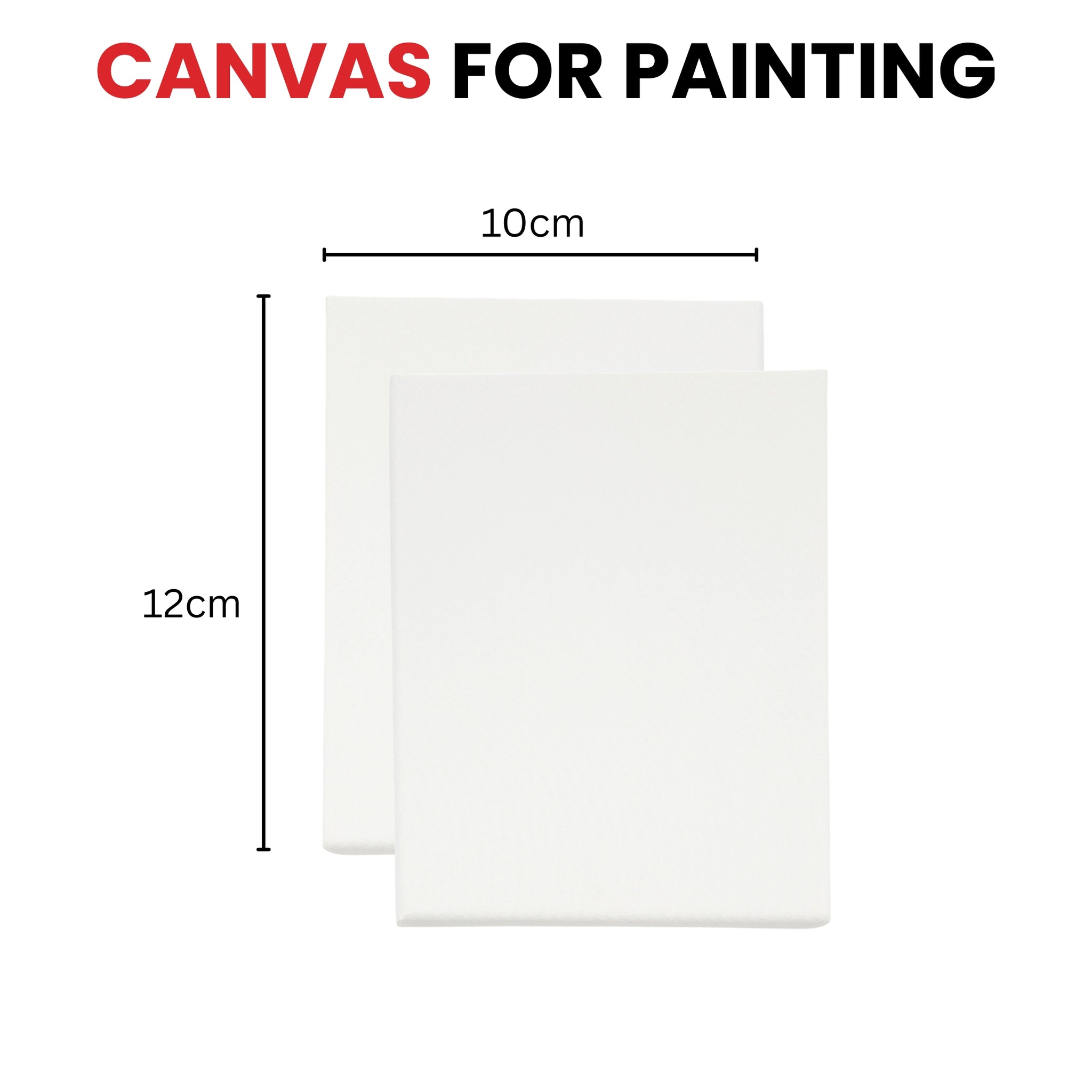 10x12cm Stretched Mini Canvas 280gsm