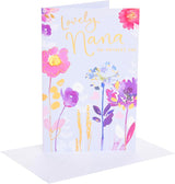 Bold Floral Design Nana Mother's Day Card