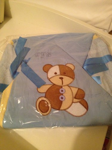 Baby or Kids Toy Bag - Blue Teddy
