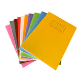 Pack of 10 Janrax A4 Assorted 80 Pages Feint and Ruled Exercise Books