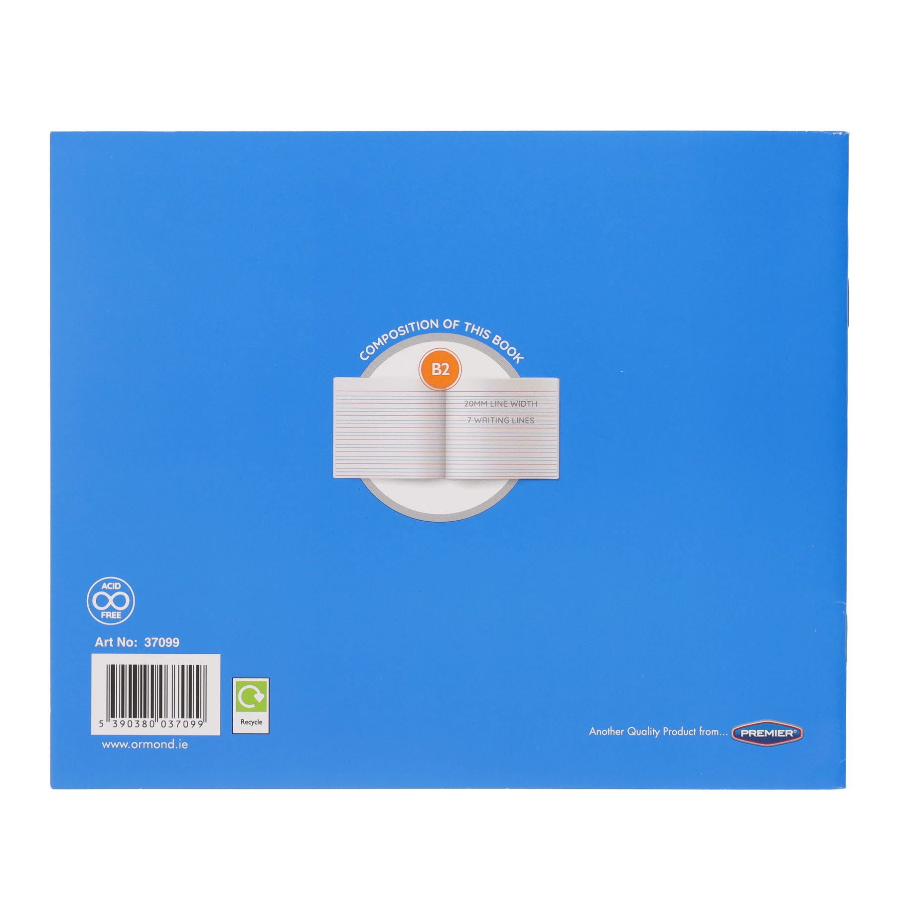 40 Pages B2 Learn To Write Copy Book by Ormond