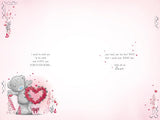 Bear With Heart Shaped Plant Wife Valentine's Day Card {DC}