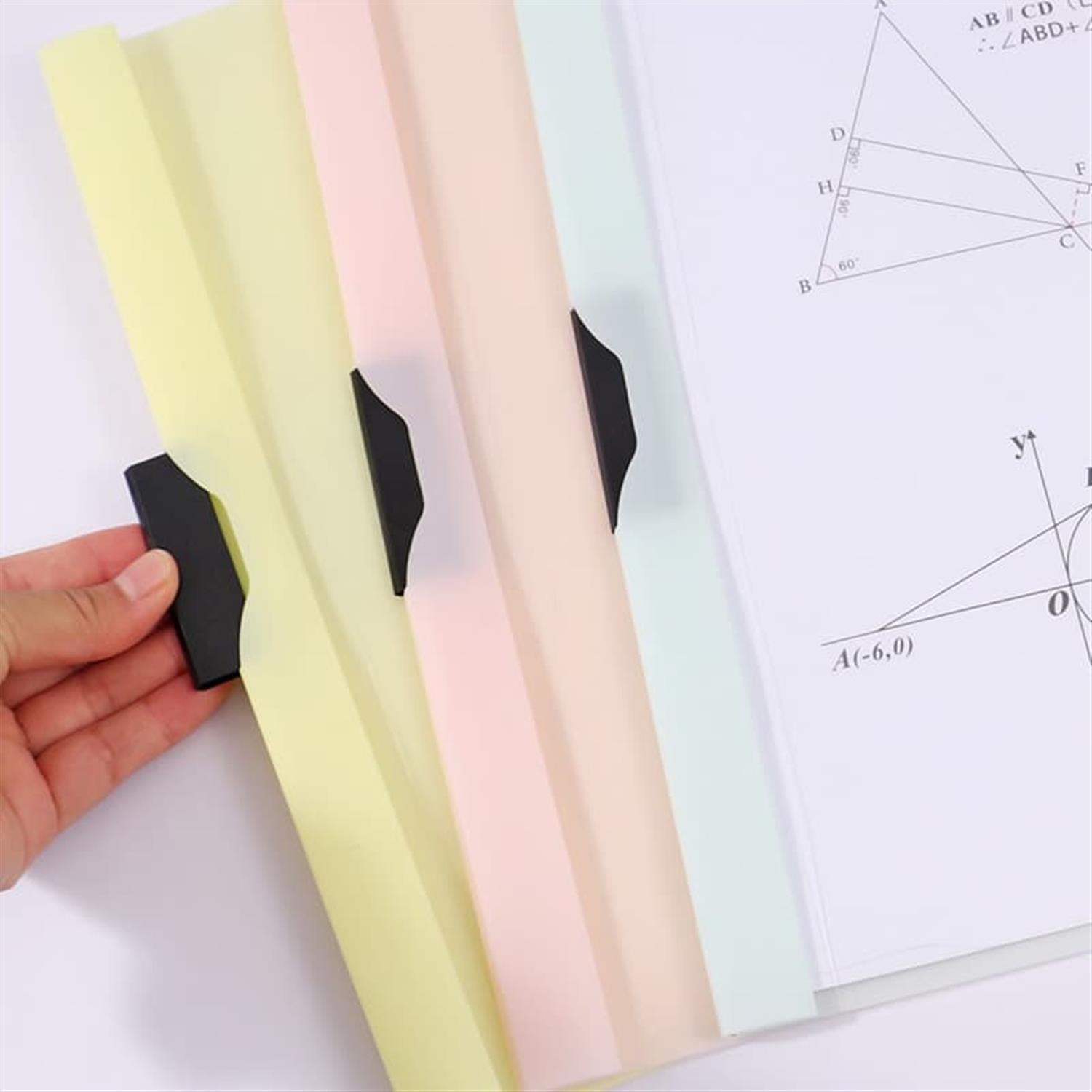 Pack of 6 A4 Documents Storage Organizer Swing Clip Files