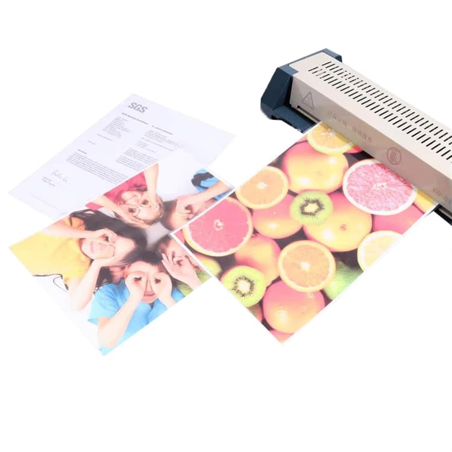 Pack of 100 A4 Waterproof PVC Glossy Pouch 125mic Laminating Film