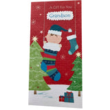 Grandson Christmas Money Wallet Card by Wishing Well 