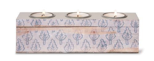 Pavilion Gift Company 31025 Love You More Tea Light Holder, Radiant Reflections, 8-1/2 by 2-1/2-Inch