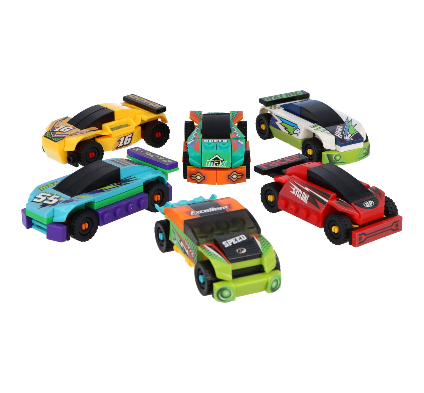 Single Sports Car Lego Block Kit