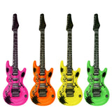 Inflatable Neon Colour Guitar 106cm