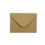 Pack of 50 Eco Kraft Recycled 110gsm 81x111mm Gummed Envelopes