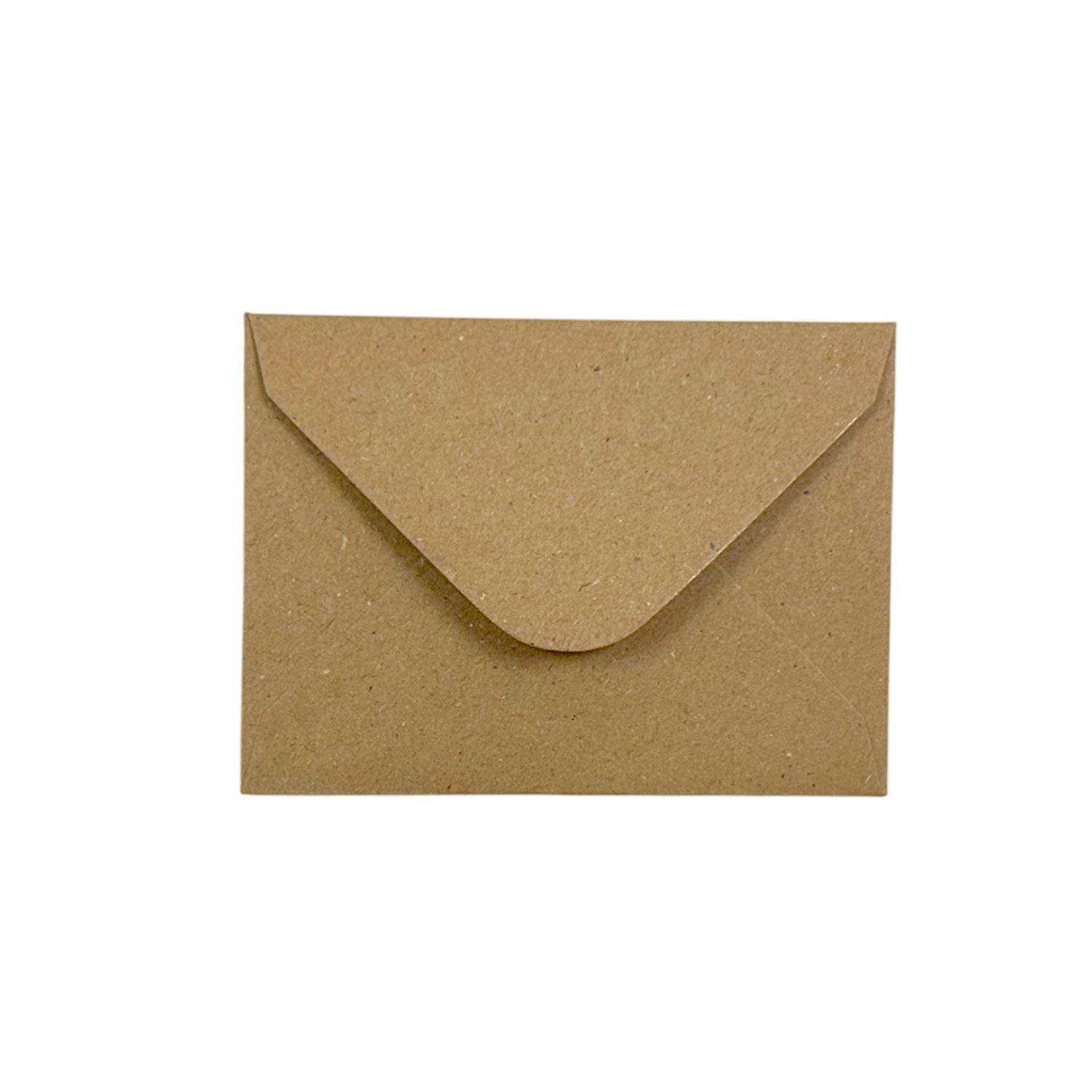 Pack of 50 Eco Kraft Recycled 110gsm 81x111mm Gummed Envelopes