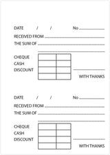 Silvine Duplicate Cash Receipt Book Gummed 50 Sheets (230)