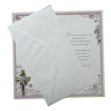 From All of Us Religious Cross Design Sympathy Opacity Card