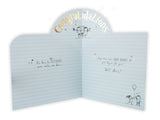 Well Done You Champagne Flutes Congratulation Card