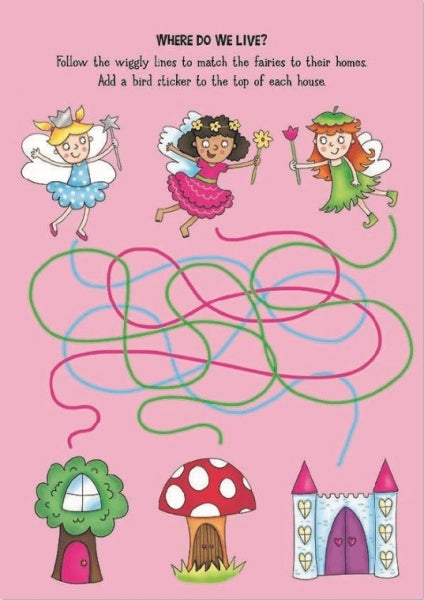 A4 Unicorn Or Princess Design My Fun Sticker Activity Book