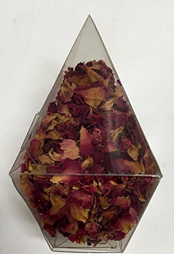 Wedding Confetti Confetti in Jewel Box - DRIED ROSE PURE NATURAL PETALS