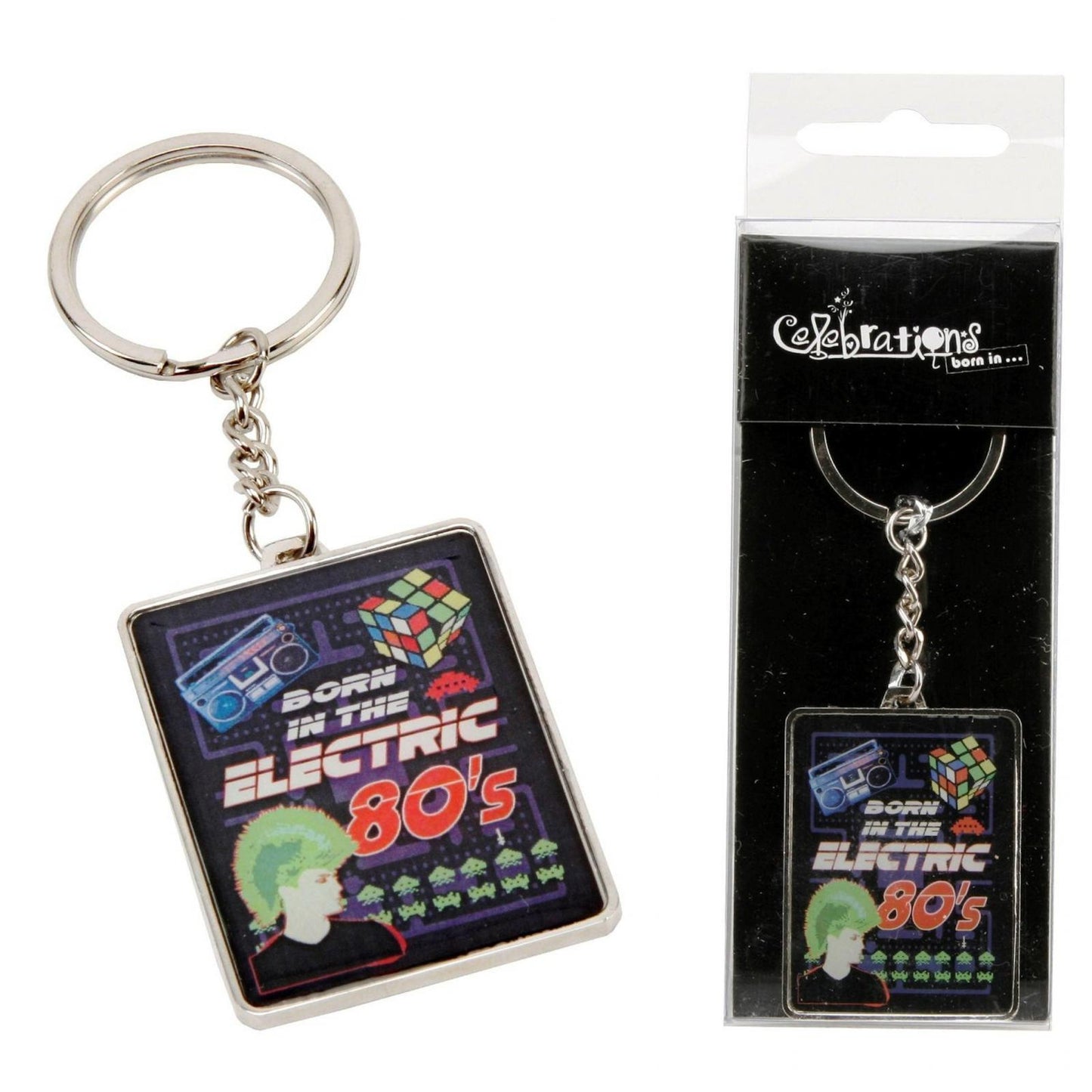 Born in the Classic 80's Keyring, Christmas, Anytime Gift