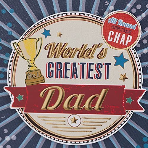 Worlds Greatest Dad Photo Frame 4" x 6" {DC}