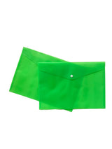 Pack of 3 Neon Carry Folders Documents Wallets {DC}