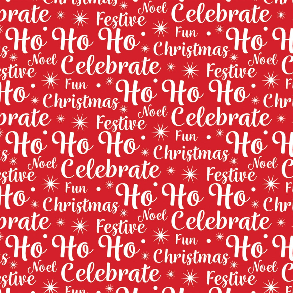 Ho Ho Ho Design Christmas Tablecover 120cm x 180cm