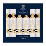 Pack of 6 14" Fill Your Own Gold Christmas Dinner Crackers