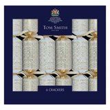 Pack of 6 14" Gold Premium Christmas Dinner Crackers