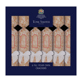 Pack of 6 14" Fill Your Own Kraft Christmas Dinner Crackers