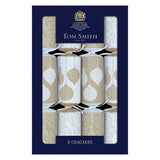 Pack of 8 12.5" Gold Family Crackers Christmas Dinner Crackers