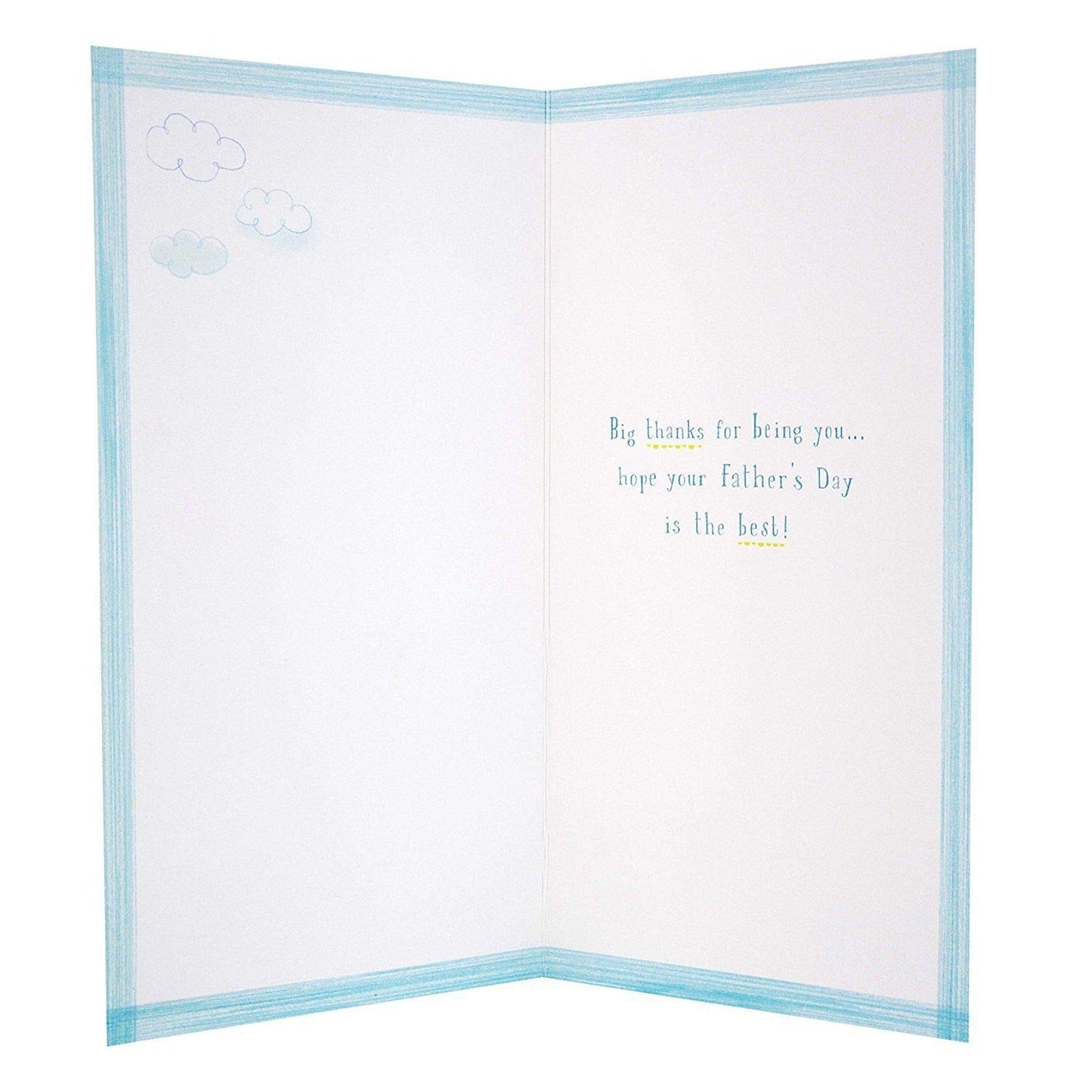 Hallmark Father's Day Card 'Lots of Thanks' - Medium {DC}