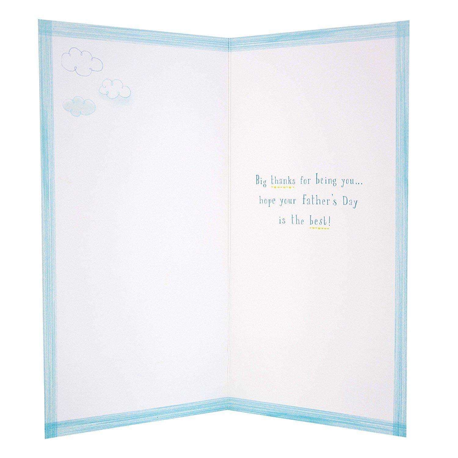 Hallmark Father's Day Card 'Lots of Thanks' - Medium {DC}