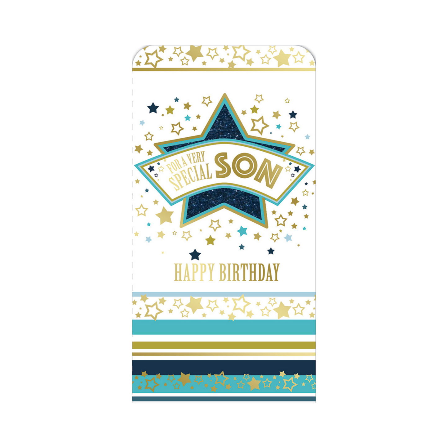 For a Very Special Son Star Design Birthday Luxury Gift Money Wallet Card