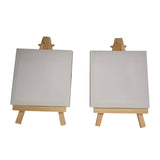 Mini Easel and Canvas Set