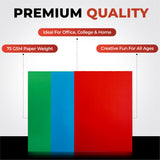 Pack of 100 A4 Ivory Coloured Paper 75gsm Sheets