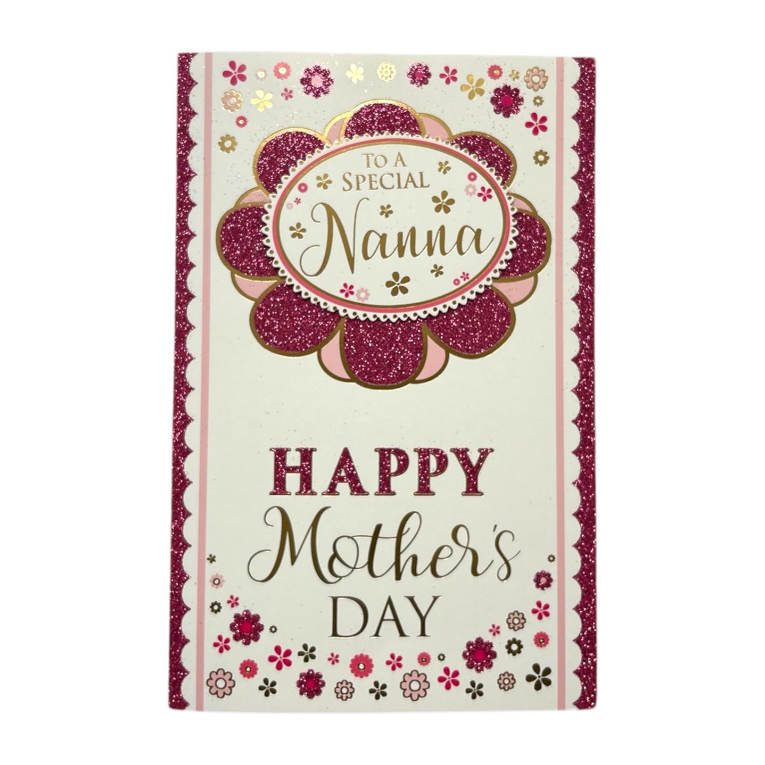 To A Special Nanna Flower Head Design Mother's Day Card