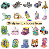 DIY Unicorn Clock Craft & Learning Educational Stem Toy with Instruction Book