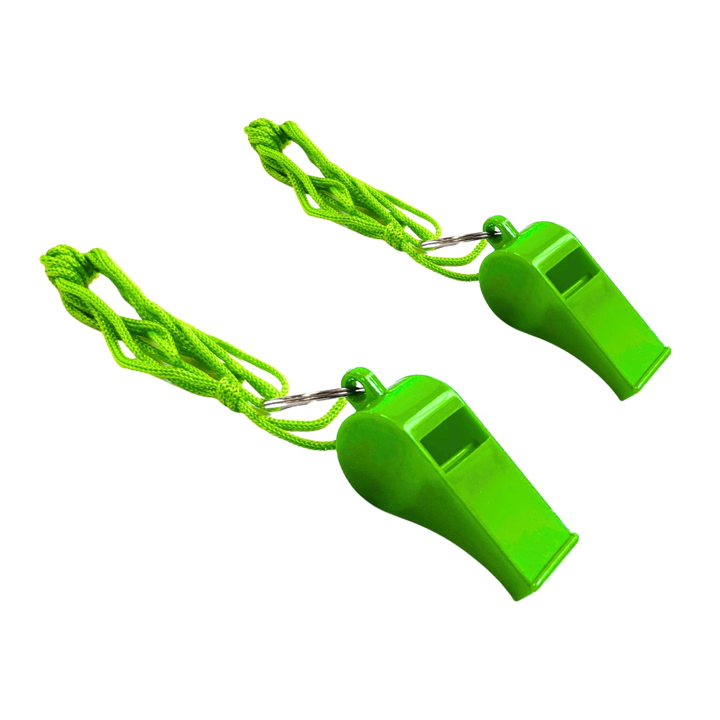 Green Plastic Whistle {DNL}