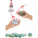 Pack of 50 Glass Marbles in Net