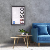 A4 Kenro Frisco Frame Black Border Glass Front