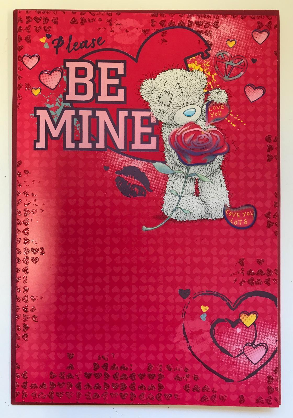 Me to You Tatty Teddy Bear Valentines Day Card Be Mine 