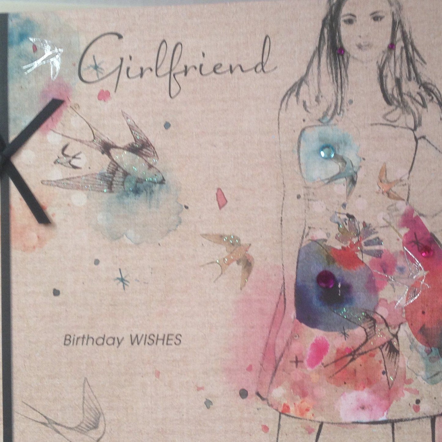 Beautiful Girlfriend Birthday Wishes Large Card 