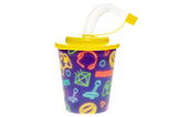 Gamer 3D Cup With Straw and Lid