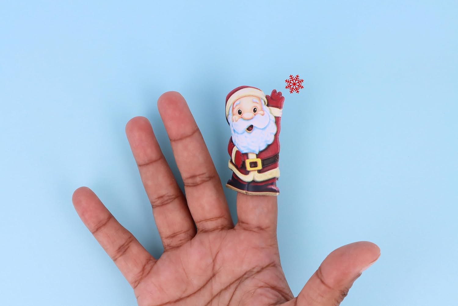 Single Christmas Finger Puppet {DC}