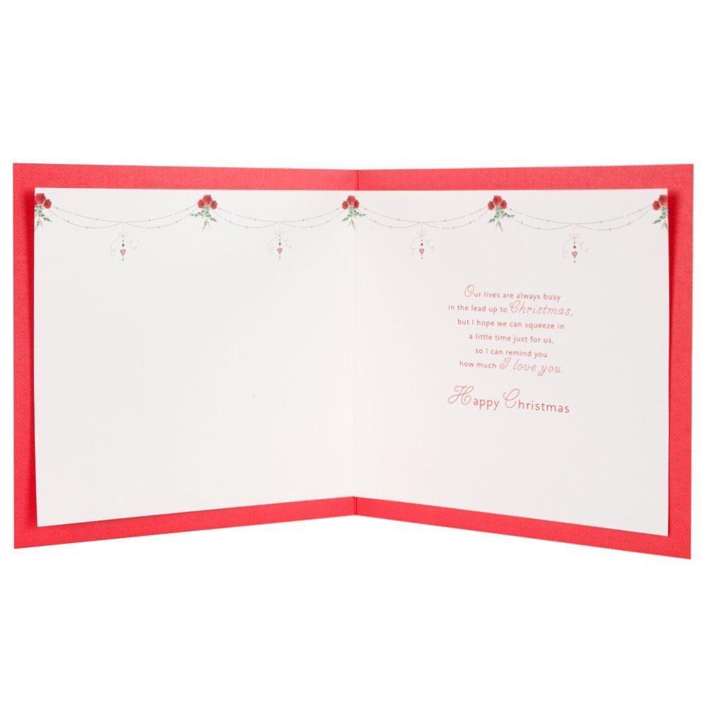 Hallmark Large Square Christmas Love Contemporary Card 