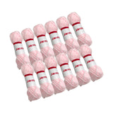 Pastel Pink Acrylic Yarn Roll – 10g, 4 Strand 8 Ply Knitting Wool